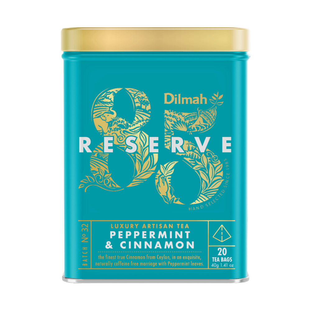 Dilmah 85 Reserve Peppermint And Cinnamon Infusion, 20 Count Tea Bags