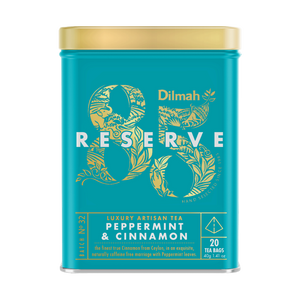 Dilmah 85 Reserve Peppermint And Cinnamon Infusion, 20 Count Tea Bags