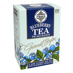 Mlesna Blueberry Flavoured Ceylon Tea, Loose Tea 200g