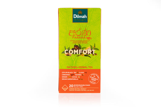 Dilmah Apple Cinnamon and Vanilla Flavored Ceylon Black Tea, 20 Count ティーバッグ