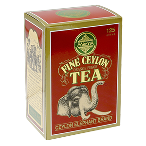 Mlesna Fine Ceylon OP Tea Elephant Brand, Loose Tea 125g