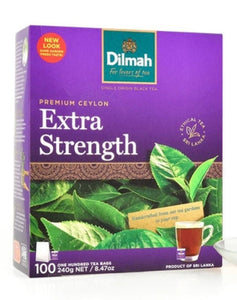 Dilmah Extra Strength Ceylon Tea, 100 Count Tea Bags