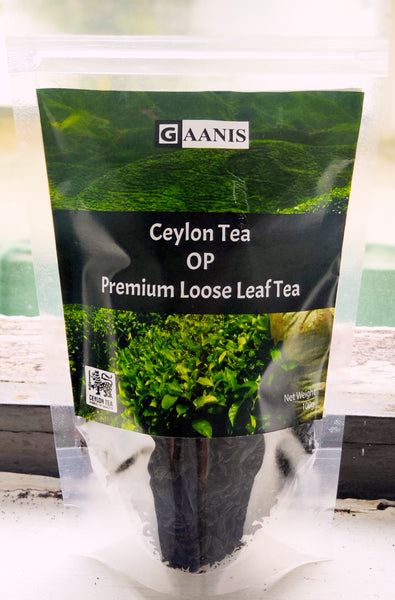 GAANIS OP Pure Ceylon Black Tea, Loose Tea 100g