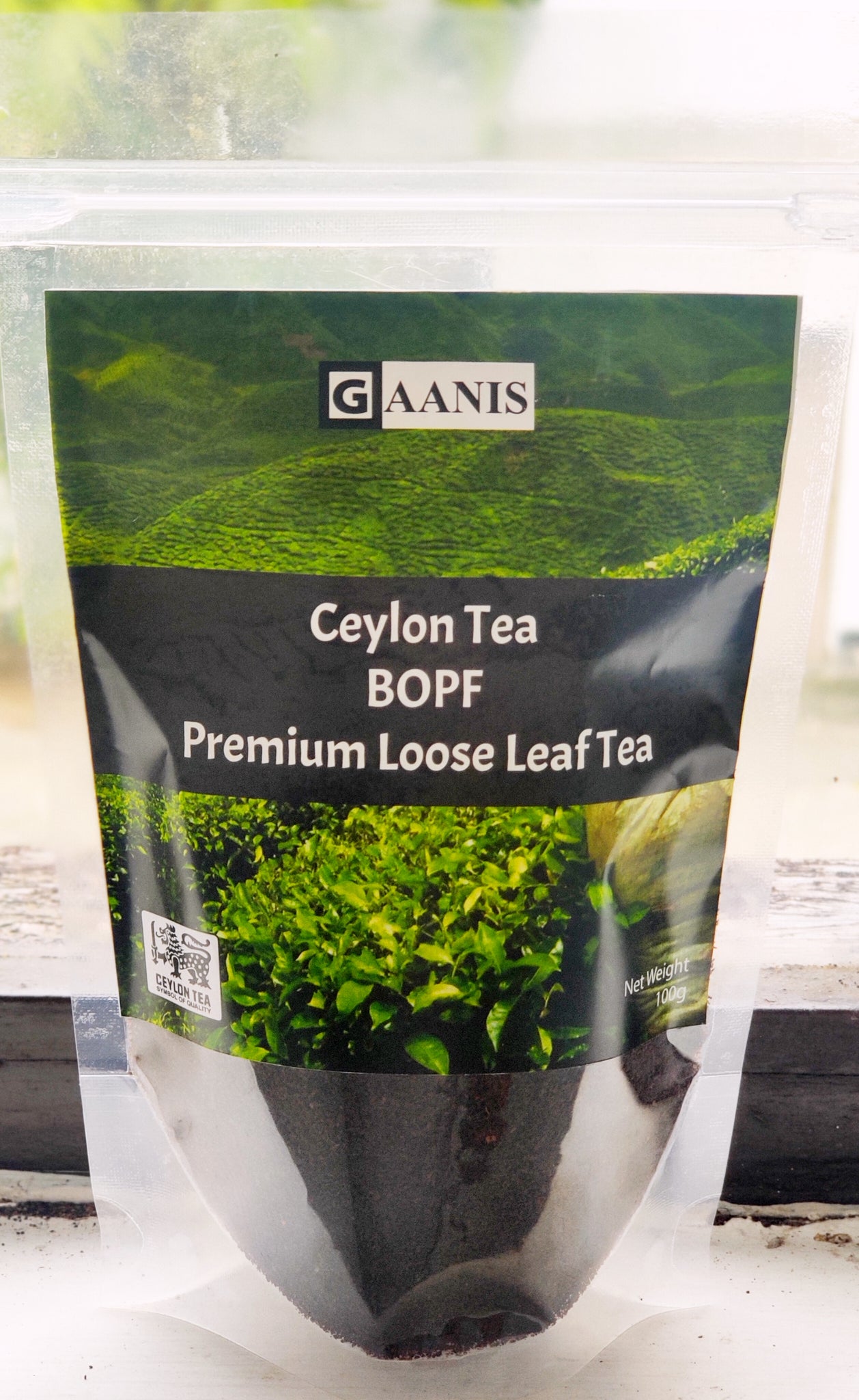 GAANIS BOPF Pure Ceylon Black Tea, Loose Tea 100g