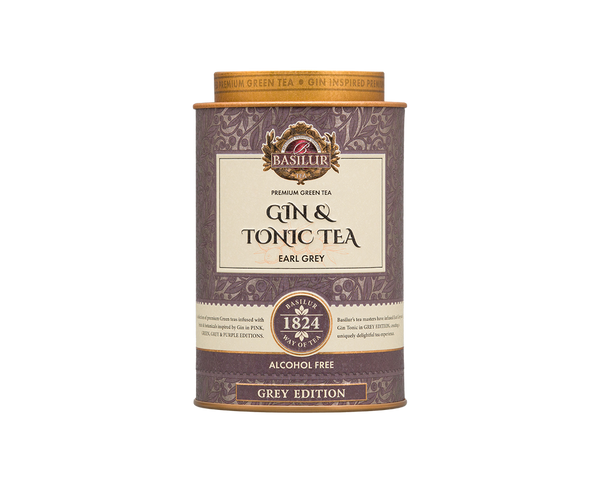 Basilur Gin And Tonic Tea Grey Edition, Loose Leaf Green Tea 75g