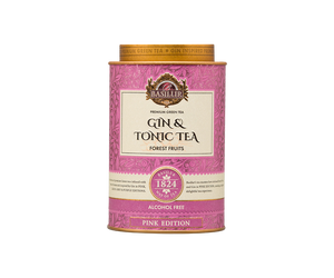 Basilur Gin And Tonic Tea Pink Edition, Loose Leaf Green Tea 75g