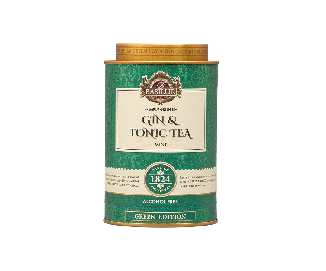 Basilur Gin And Tonic Tea Green Edition, Loose Leaf Green Tea 75g