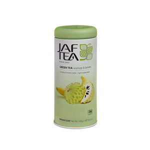 Jaf Soursop And Banana Flavoured Ceylon Green Tea, Loose Tea 100g
