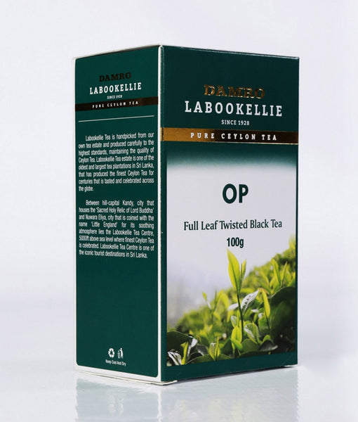 Damro Labookellie OP Pure Ceylon Black Tea, Loose Tea 100g