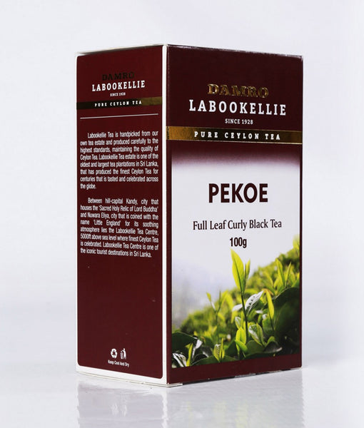 Damro Labookellie PEKOE Pure Ceylon Black Tea, Loose Tea 100g